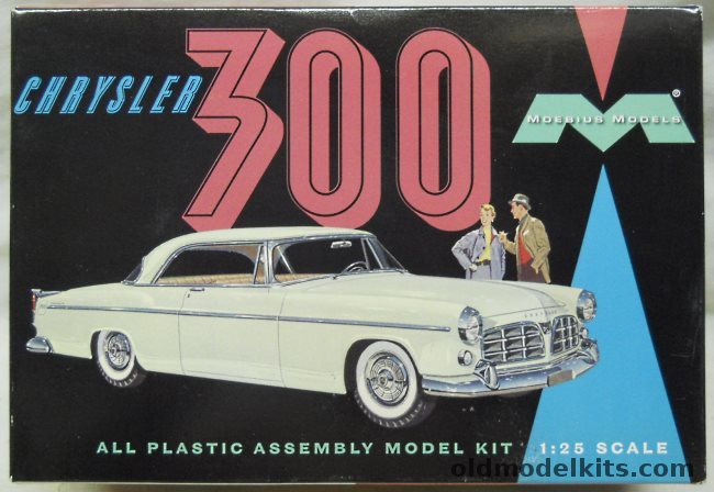 Moebius 1/25 1955 Chrysler 300 Coupe, 1201 plastic model kit